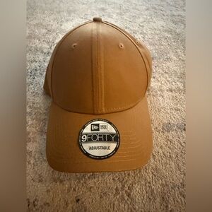 New Era 9FORTY Core Adjustable Cap — Caramel Brown / Wheat (Tan) — Brand New